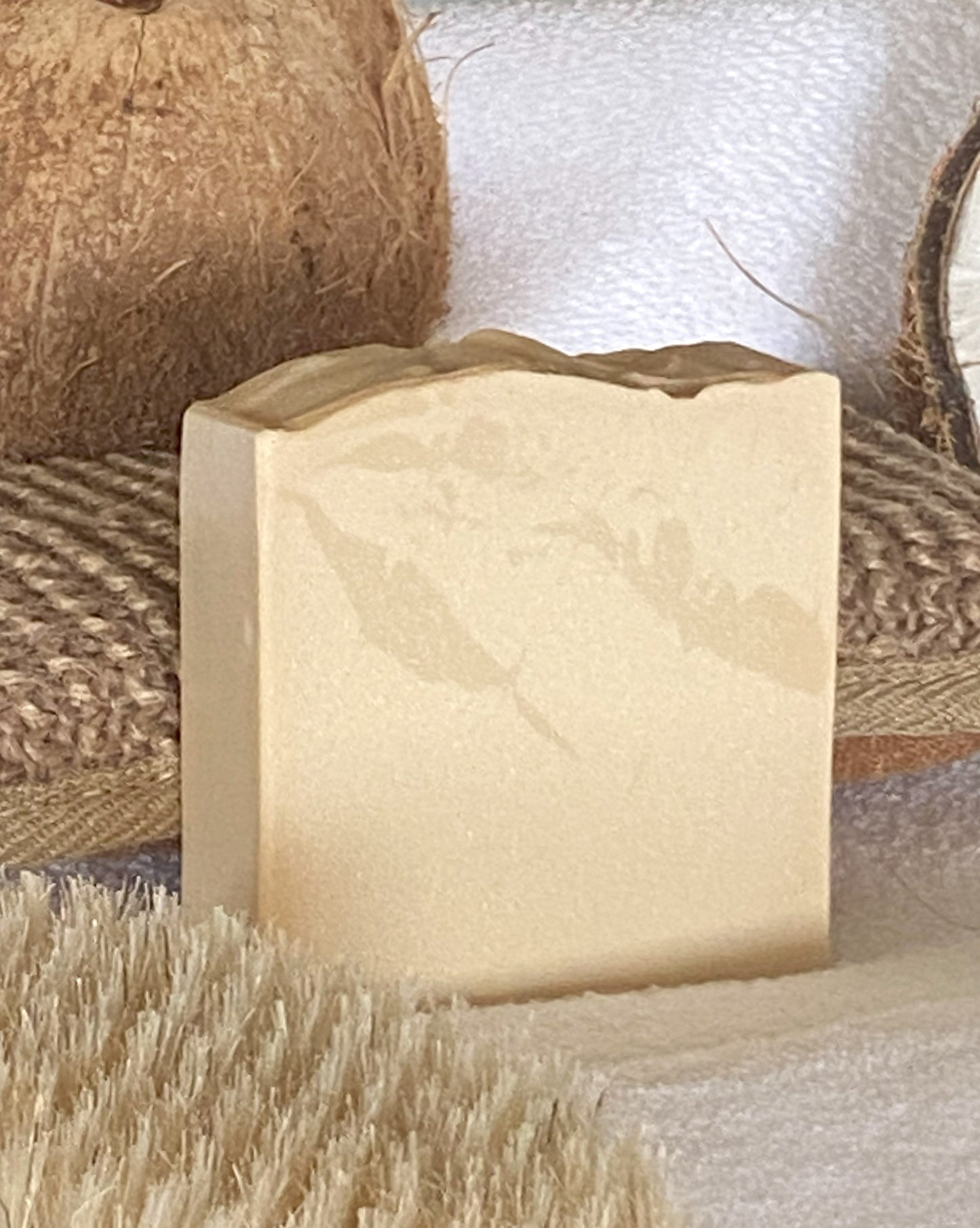 Coconut Cream Cold Process Soap Bar